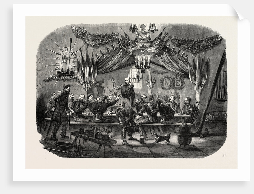 Celebrating the Feast of St. Barbara, Vincennes, 1855 by Anonymous
