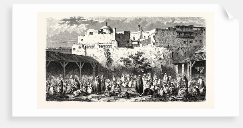 Camp Algiers, Pilgrims Returning from Mecca, 1855 by Anonymous