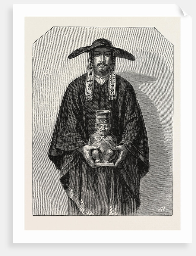 Salon of 1855. Peruvian School. Inhabitants of the Cordillera, Engraving 1855 by Anonymous