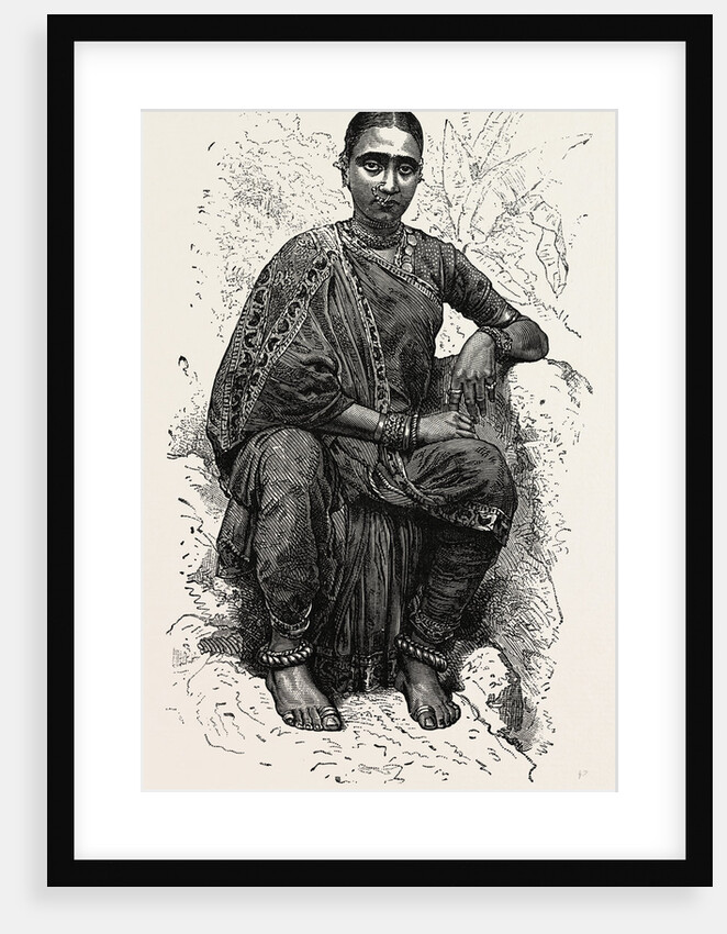Young Woman of Madras, India by Anonymous