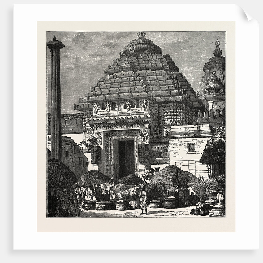 Entrance to the Temple of Juggernaut, India by Anonymous