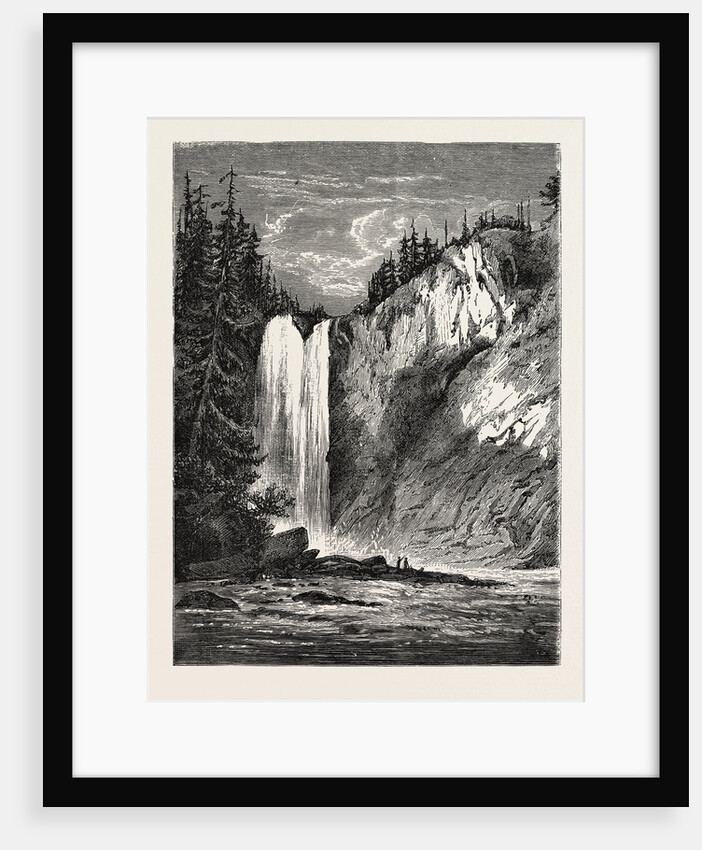 View of the Snoqualami Falls, Washington Territory by Anonymous