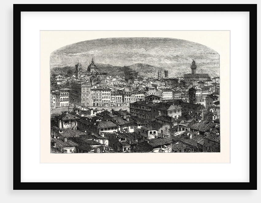 Florence, Capital of Tuscany Italy by Anonymous