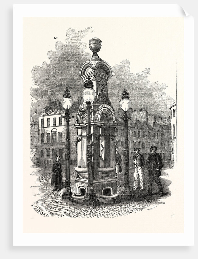 The Sinclair Fountain, Edinburgh by Anonymous