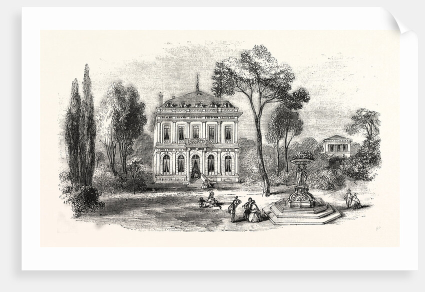 Rossini's Villa at Passy an Area of Paris, France by Anonymous