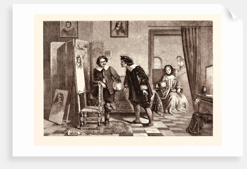 Anthony Van Dyck and Frans Hals by Anonymous