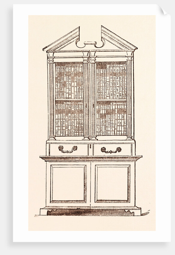 Bookcase G.F. Handel by Anonymous