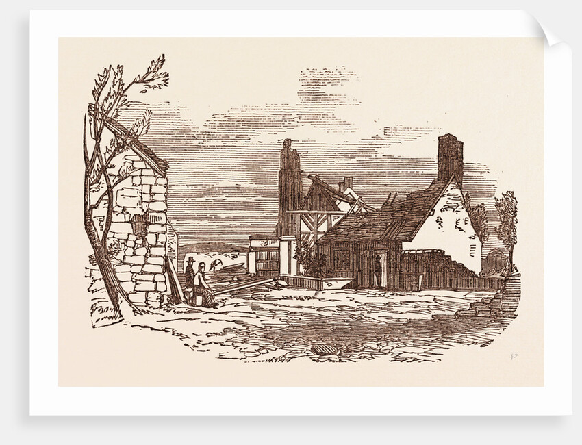 Remains of Shelton Hall by Anonymous