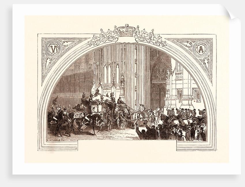 Opening of Parliament, February 3, 1852 by Anonymous