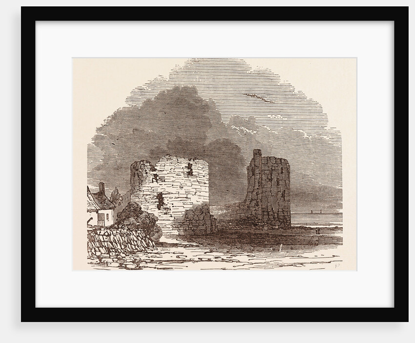 Remains of Flint Castle, Located in Flint, Flintshire by Anonymous