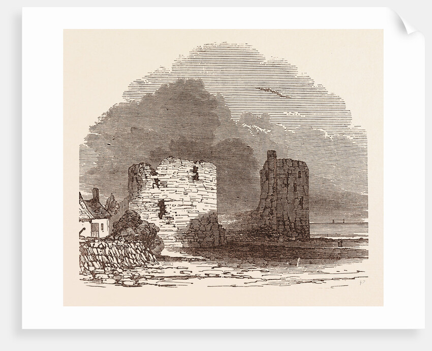 Remains of Flint Castle, Located in Flint, Flintshire by Anonymous