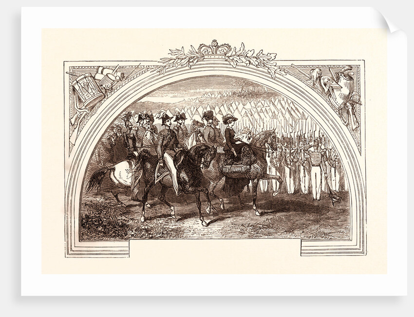 Review at Chobham by Queen Victoria, August, 1853 by Anonymous