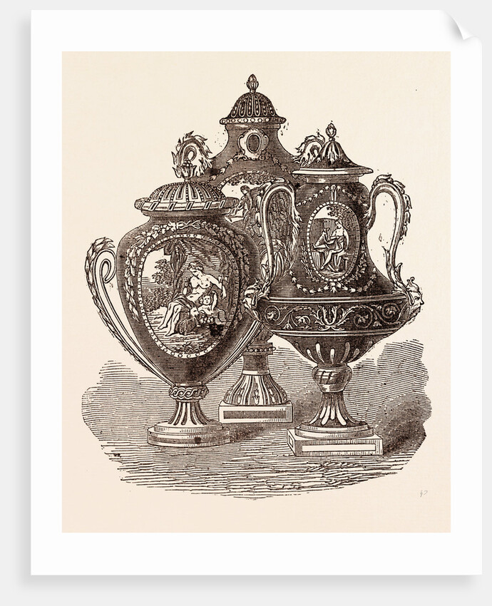 Beautiful Group of Sevres Vases by Anonymous