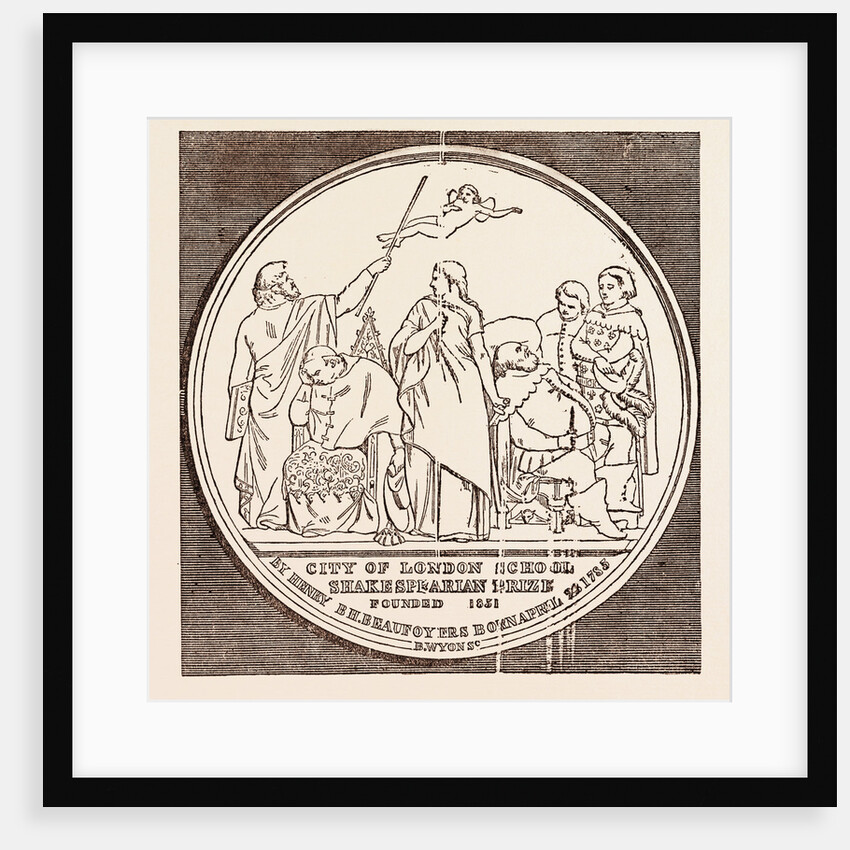 The Beaufoy Medal, in Commemoration of the Birth and Death of Shakespeare by Anonymous