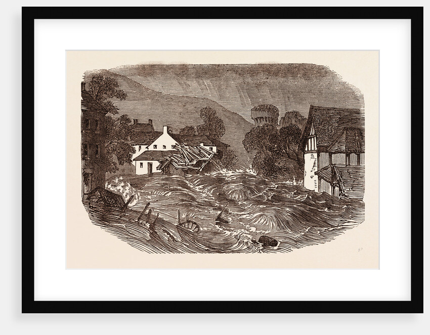 Great Flood at Brecon, South Wales, July 9, 1853 by Anonymous