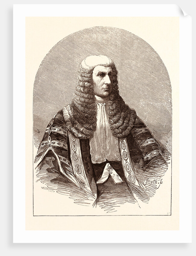 The New Speaker of the House of Commons, the Right Hon. John Evelyn Denison by Anonymous