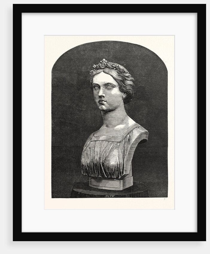 Marble Bust of the Princess Frederick William of Prussia by Anonymous