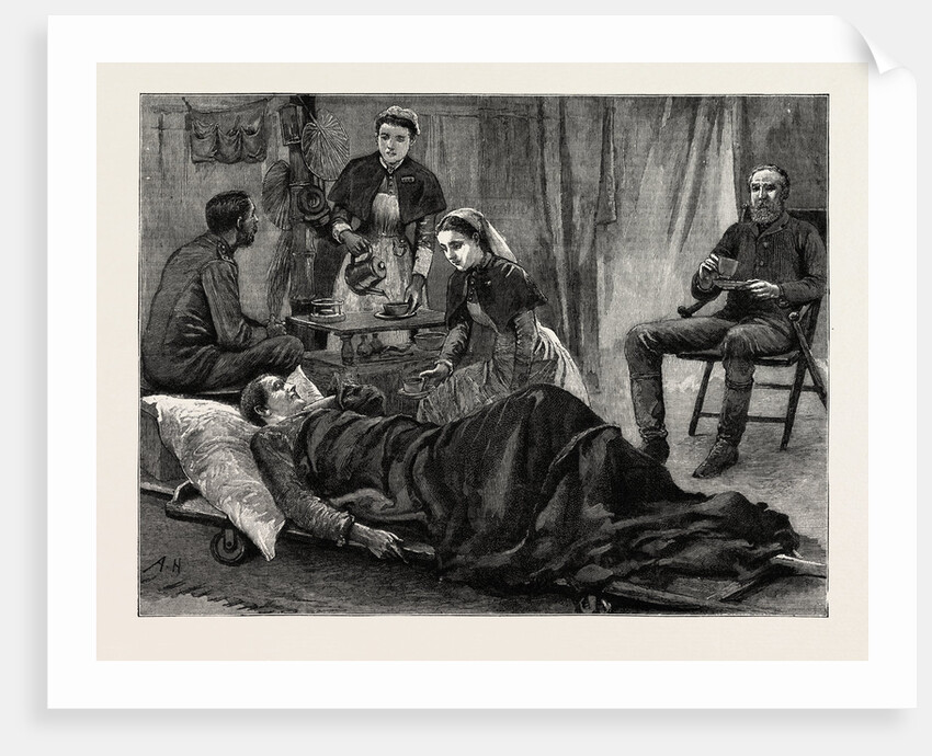 The Nile Expedition for the Relief of General Gordon Five O'Clock Tea with the Hospital Sisters by Anonymous