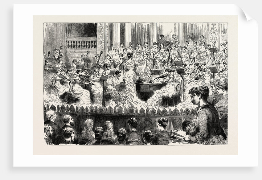 Concert by Viscountess Folkestone's Ladies Orchestra at the Prince's Hall, Piccadilly, London by Anonymous