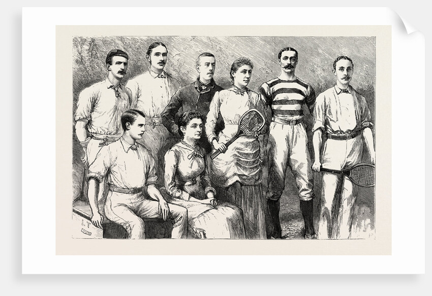 Some English Lawn Tennis Players by Anonymous