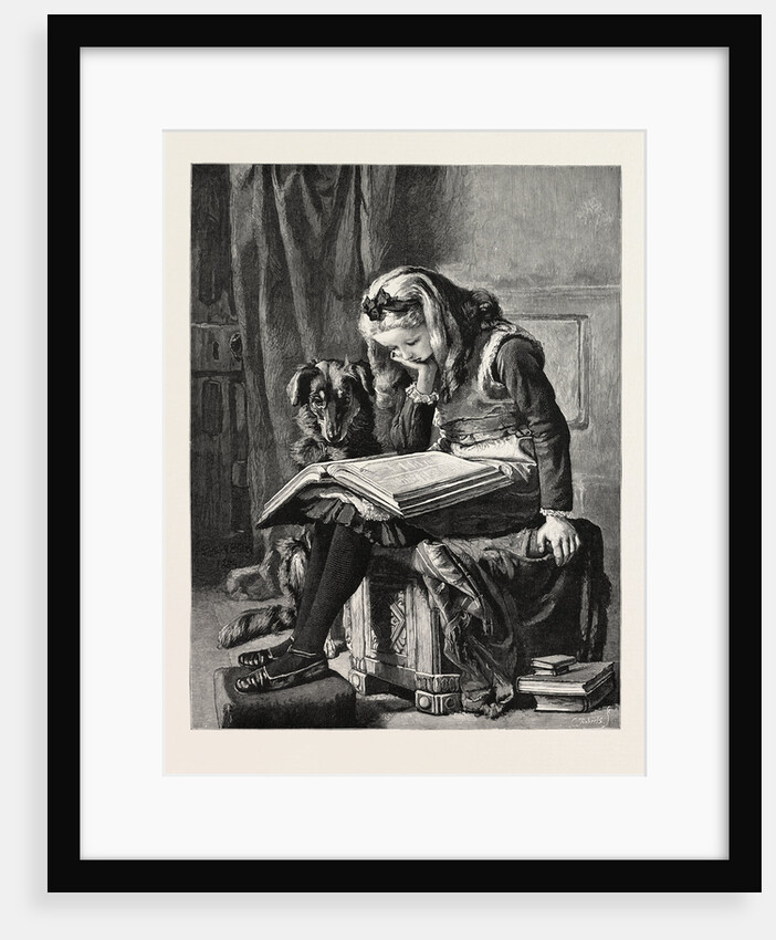 The Students, Girl, Dog, Book, Books by Anonymous