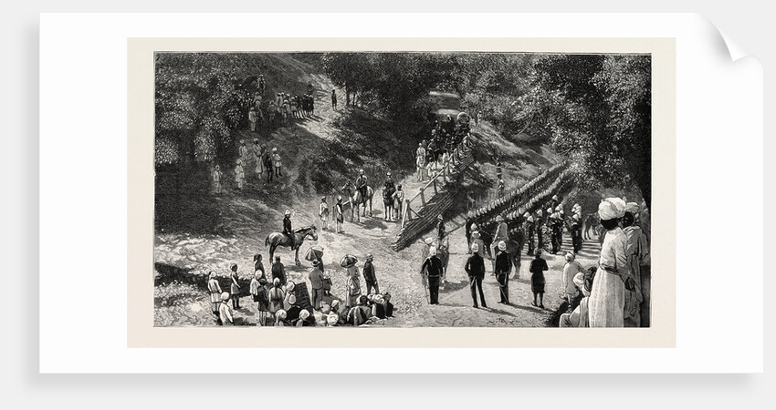 Departure of the Duke and Duchess of Connaught from Murree for Cashmere by Anonymous