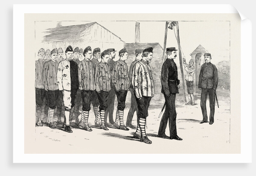 The Claimant with Other Convicts Leaving the Joiners' Shop, Portsmouth Convict Prison by Anonymous