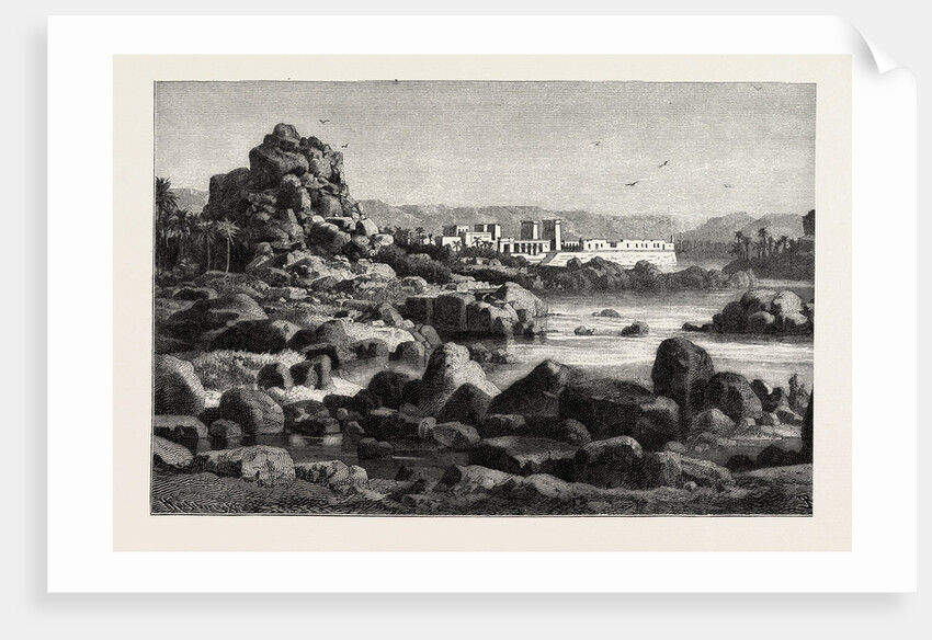 The First Cataract of the Nile and the Island of Phile Egypt by Anonymous
