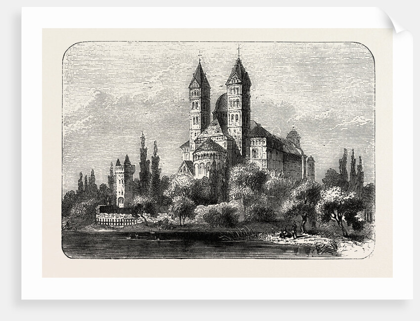 The Cathedral at Speyer Germany by Anonymous