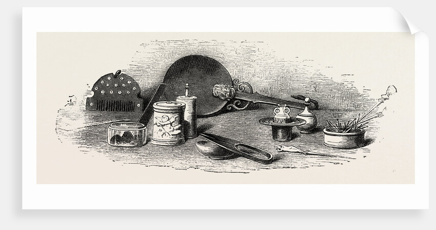 Ancient Roman Toilet Articles from Pompeii by Anonymous
