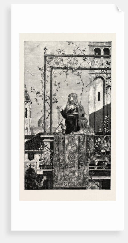 On the Balcony at Venice,Italy by Anonymous