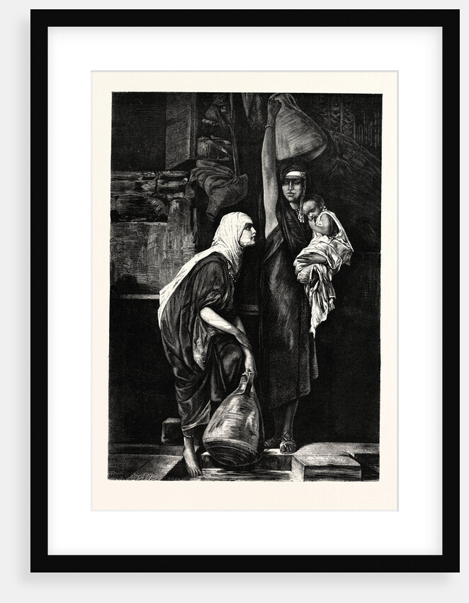 Fellah Women at the Fountain by Anonymous