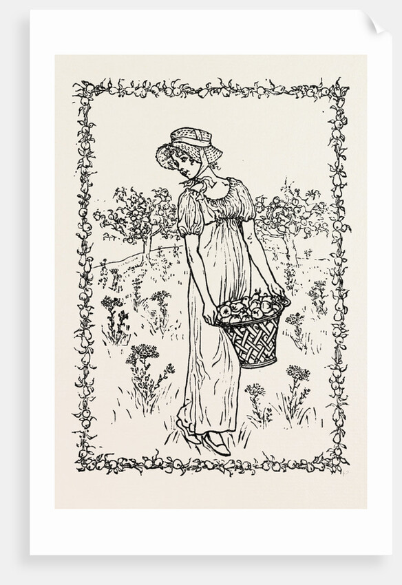 Autumn. From Kate Greenaway's Almanac by Anonymous