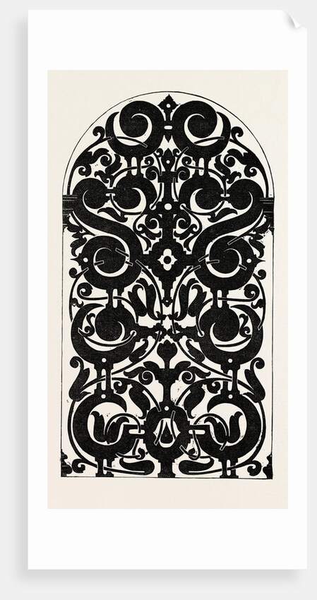 Fretwork or Lincustra Painting by Anonymous