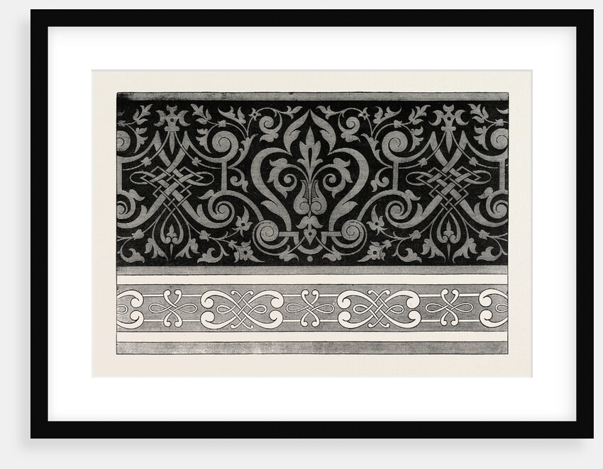 Border for Satin-Stitch or Onlaid Embroidery by Anonymous