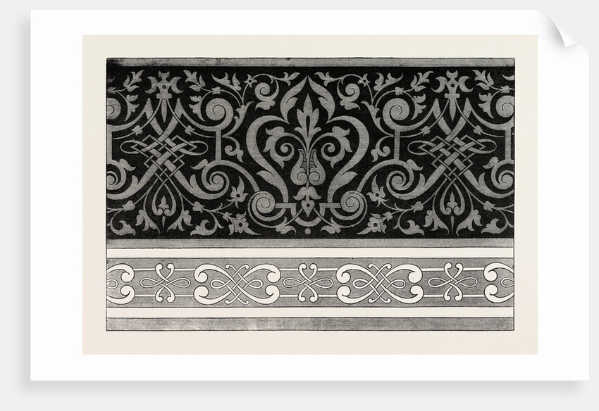 Border for Satin-Stitch or Onlaid Embroidery by Anonymous