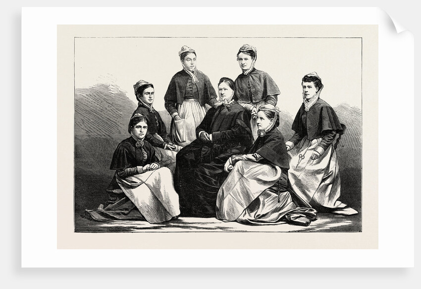 Mrs. Deebles, of the Army Nursing Service, and Her Assistants, Recently Despatched to Natal, the Zulu War by Anonymous