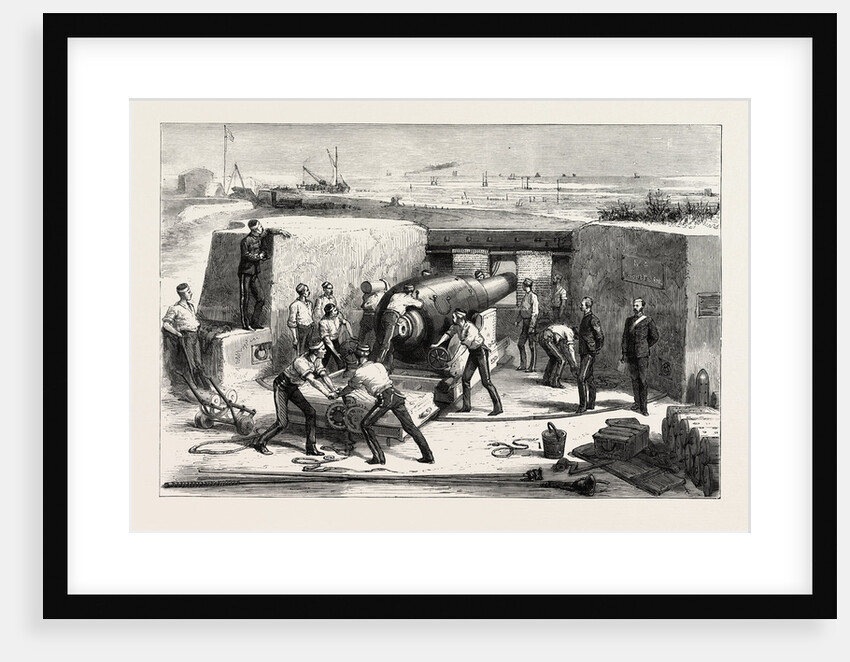 Meeting of the National Artillery Association at Shoeburyness Competition with the Ten-Inch Muzzle-Loading Gun, the Zulu War by Anonymous