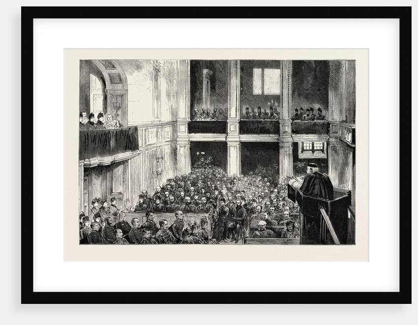 The Death of the Emperor William, the Memorial Service at the German Chapel Royal, St. James's Palace by Anonymous