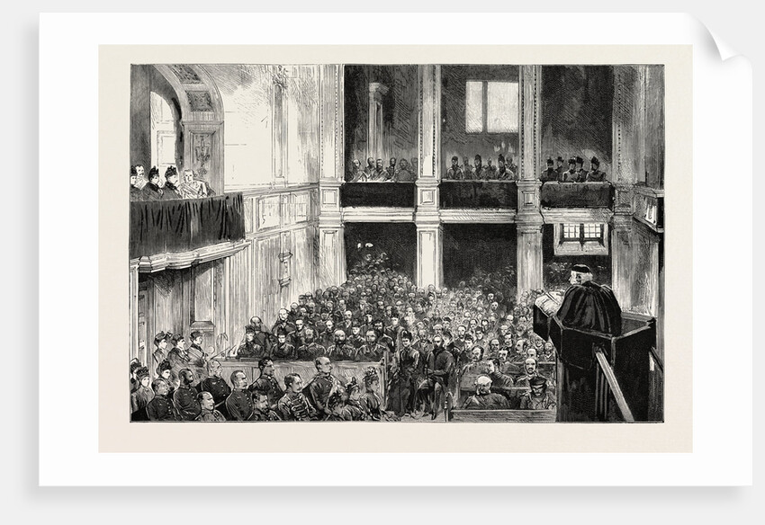 The Death of the Emperor William, the Memorial Service at the German Chapel Royal, St. James's Palace by Anonymous