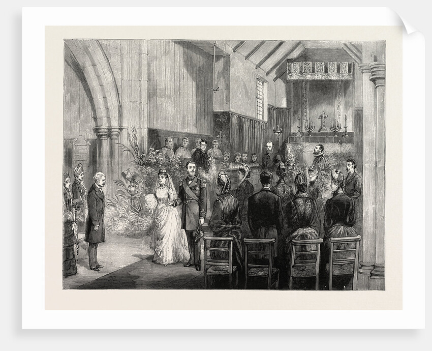 The Wedding of Prince Oscar of Sweden and Norway with Miss Munck at St Stephen's Church, Bornemouth by Anonymous