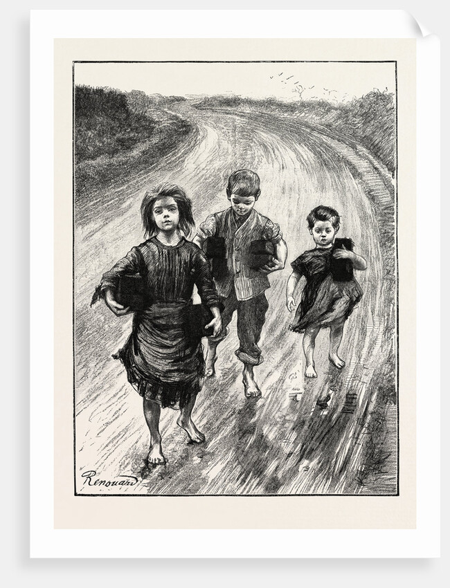 Children Carrying Turf to Pay Their School Fees, Ireland by Anonymous