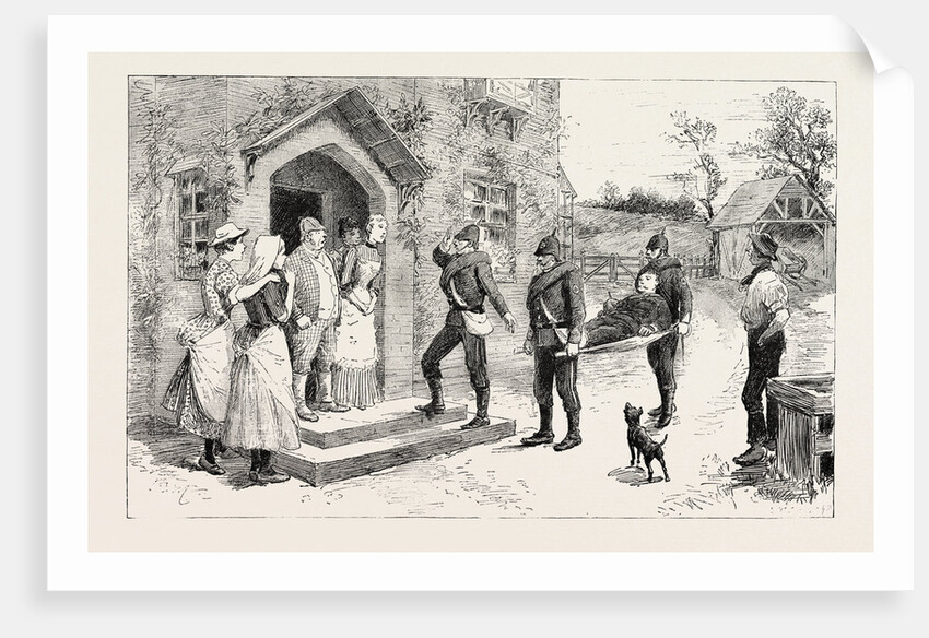 But the Bearers, Getting Tired of Their Work, Took Me to a Farm-House for a Rest, Pleading My Exhausted Condition by Anonymous