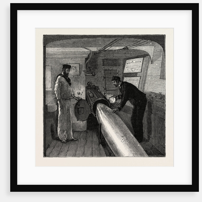 Torpedo Gun Boat, Commander's Cabin in the after Part of the Ship by Anonymous