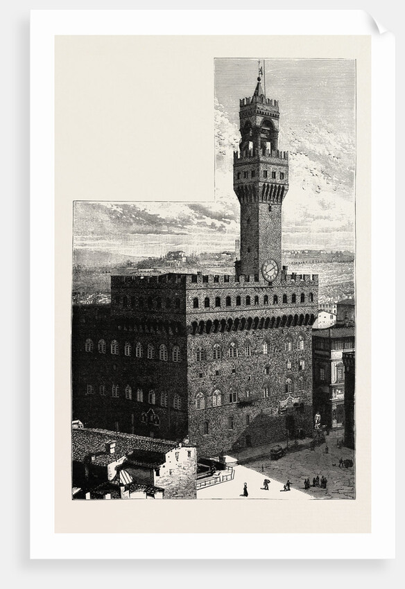 Florence, Italy, the Palazzo Vecchio Della Signoria by Anonymous