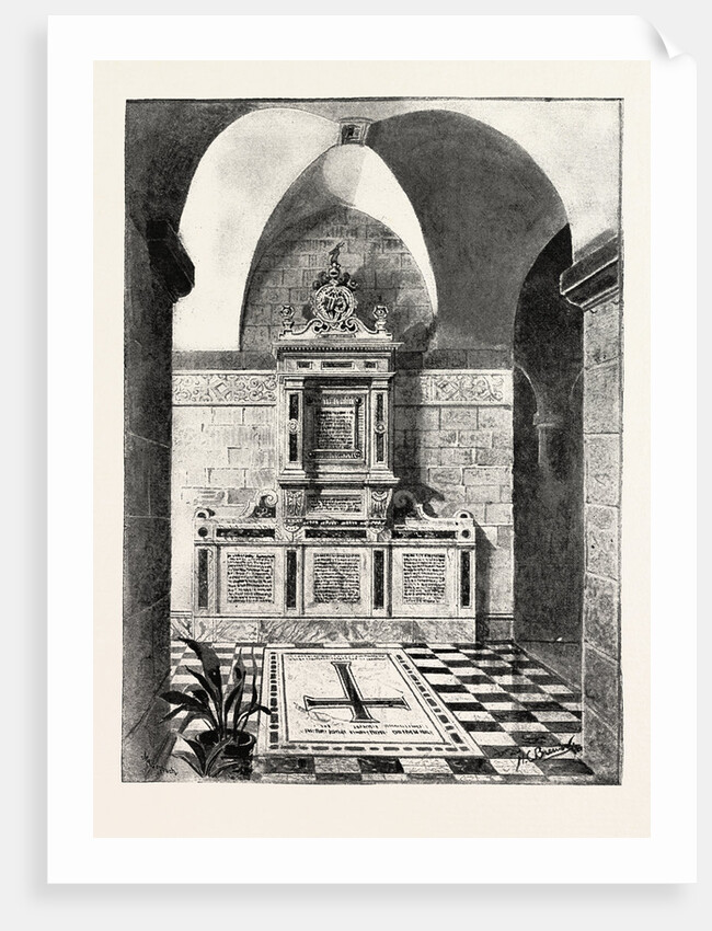 Monument to the Late Sir Bartle Frere Erected in the Crypt of St. Paul's Cathedral London by Anonymous
