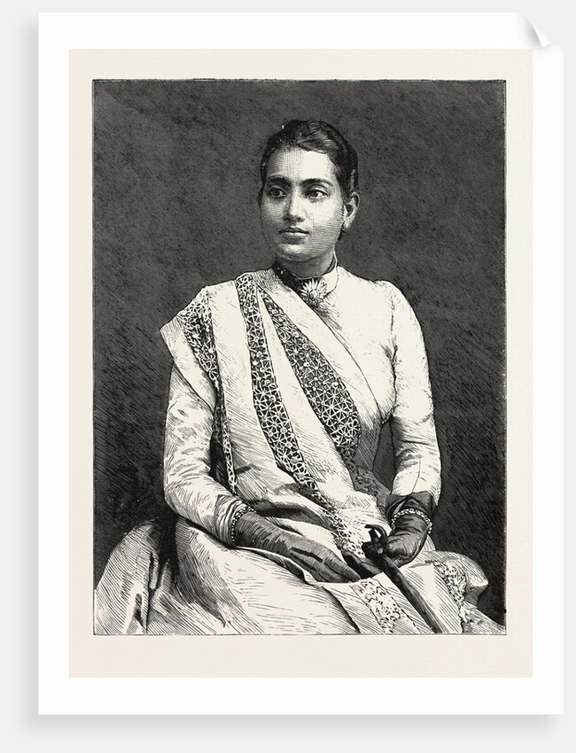 Her Highness the Maharanee of Kuch Behar, C.I., Cooch Behar District the State of West Bengal, India by Anonymous