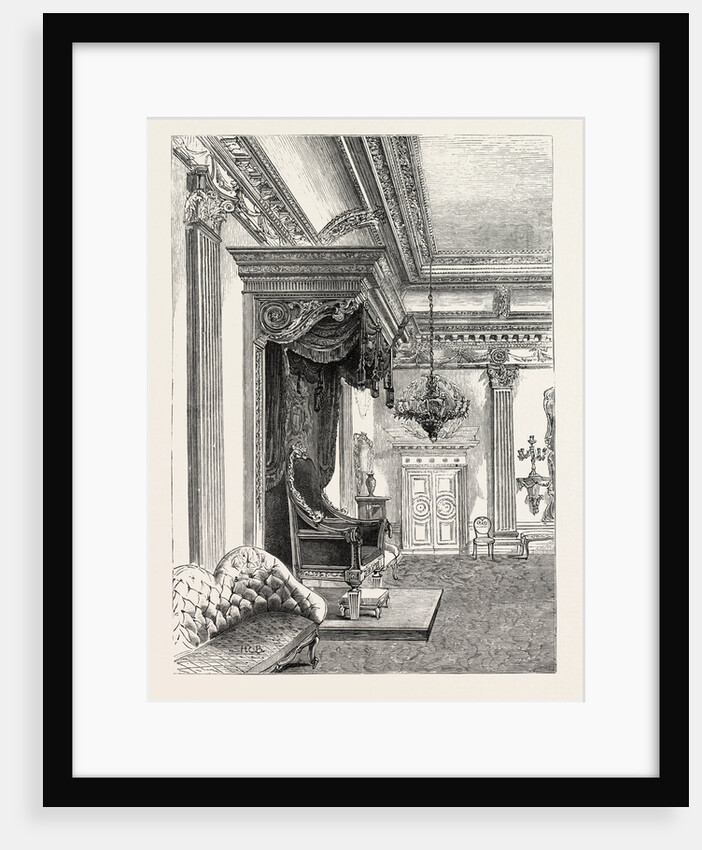 Dublin Castle Ireland, the Throne Room by Anonymous