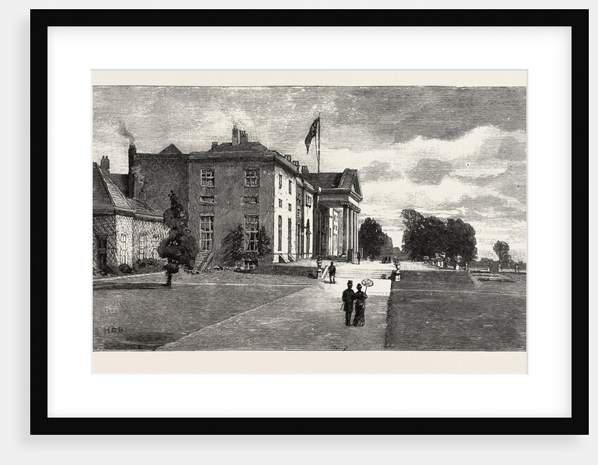 The Viceregal Lodge in Phoenix Park, Dublin Castle Ireland by Anonymous
