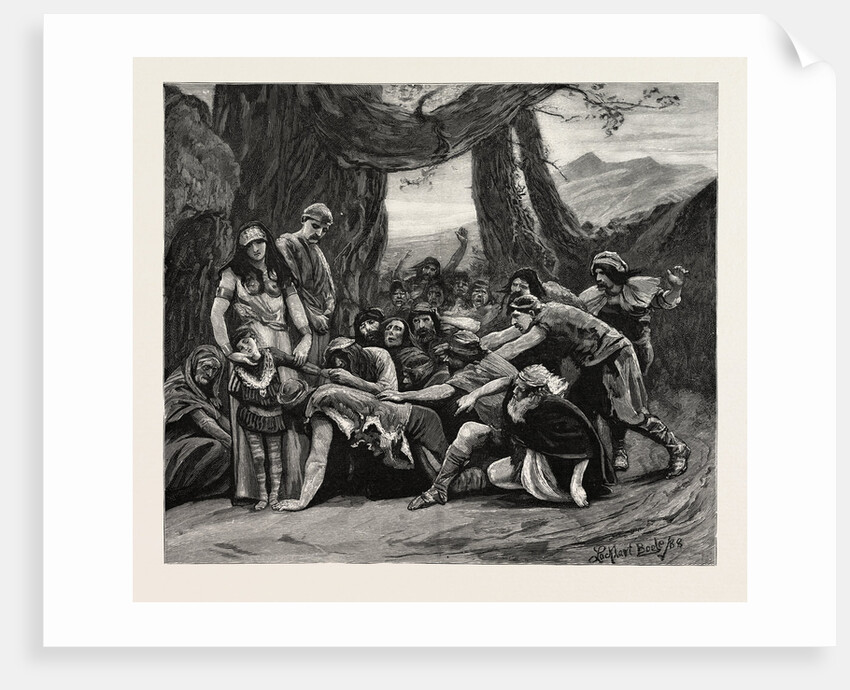The Gypsies Worshipping the Stolen Child, Scene from the Sorceress by Anonymous